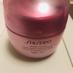 Shiseido white lucent overnight cream and mask
